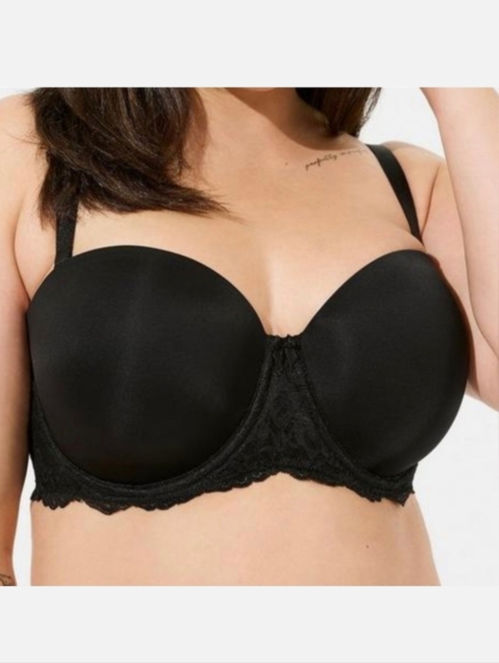 New! TORRID Lightly Lined Multiway Strapless Bra 46F